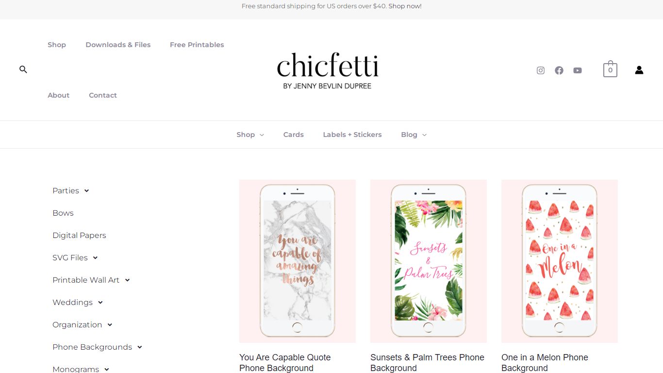 Download free phone wallpapers for your phone - Chicfetti